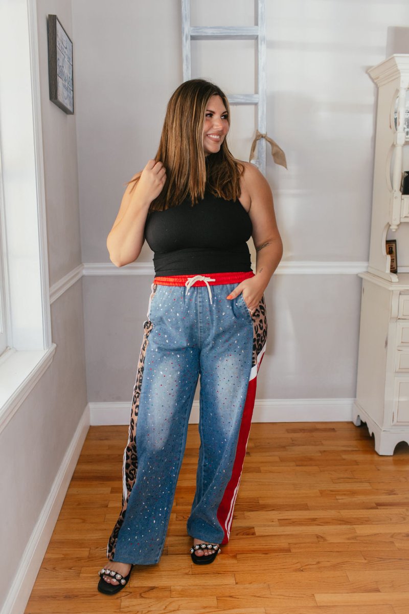 Full Throttle Embellished Jeans - Reg & Curvy - Macoma Boutique170 Denim