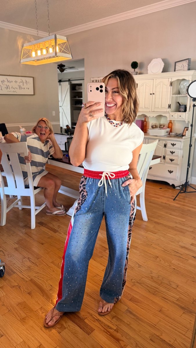 Full Throttle Embellished Jeans - Reg & Curvy - Macoma Boutique170 Denim