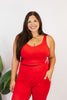 Game On Red Racer Crop Top - Macoma Boutique110 Tanks