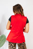 Get The Job Done Vest In Red - Reg & Curvy - Macoma Boutique240 Jackets/Blazers