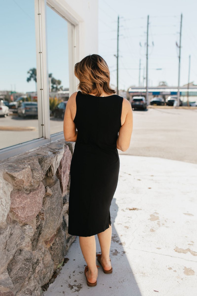 Get To The Basics Dress - Macoma Boutique110 Tanks