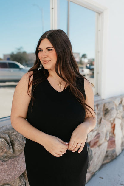 Get To The Basics Dress - Macoma Boutique110 Tanks