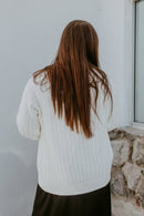 Girls Night Out Cardigan In Off White - Macoma Boutique220 Cardigans/Kimonos