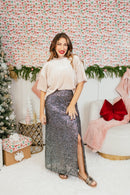 Glam Hour Velvet Top In Nude - Reg & Curvy - Macoma Boutique100 Short Sleeve