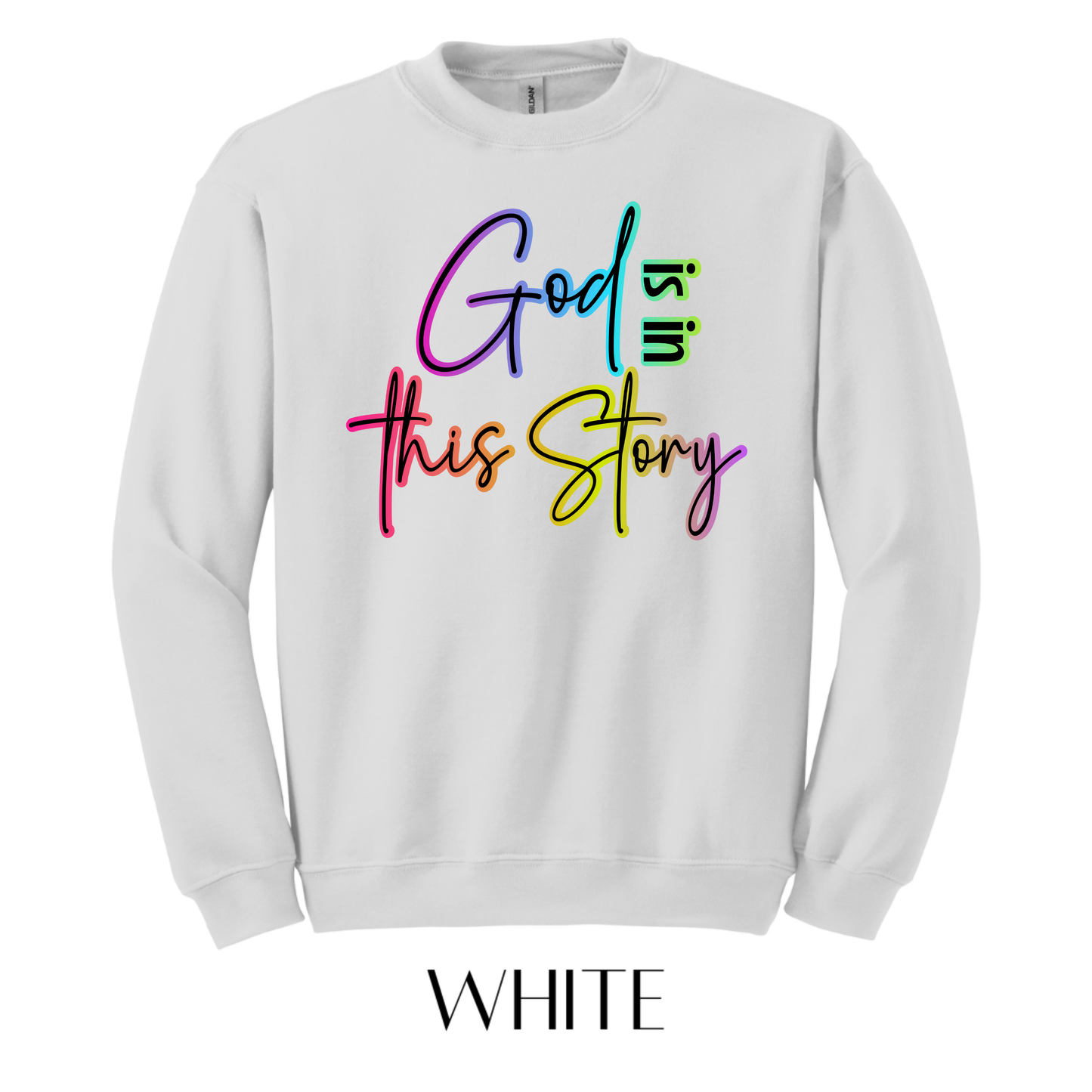 God Is In This Story Graphic Pullover