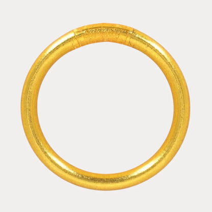 Gold Tzubbie All Weather Bangle In Serenity Prayer - Macoma Boutique310 Accessories/Jewelry
