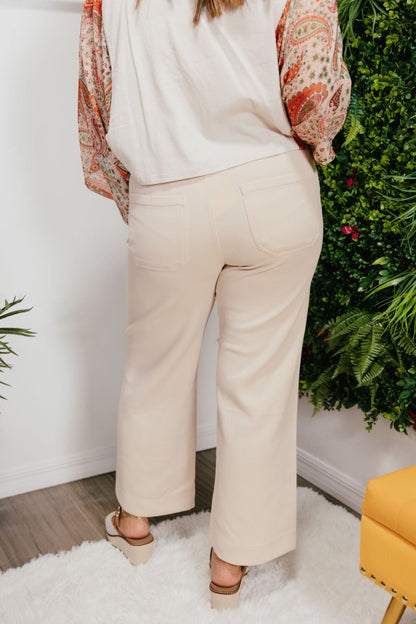 Graceful Moments Pants In Ecru - Macoma Boutique210 Other Bottoms