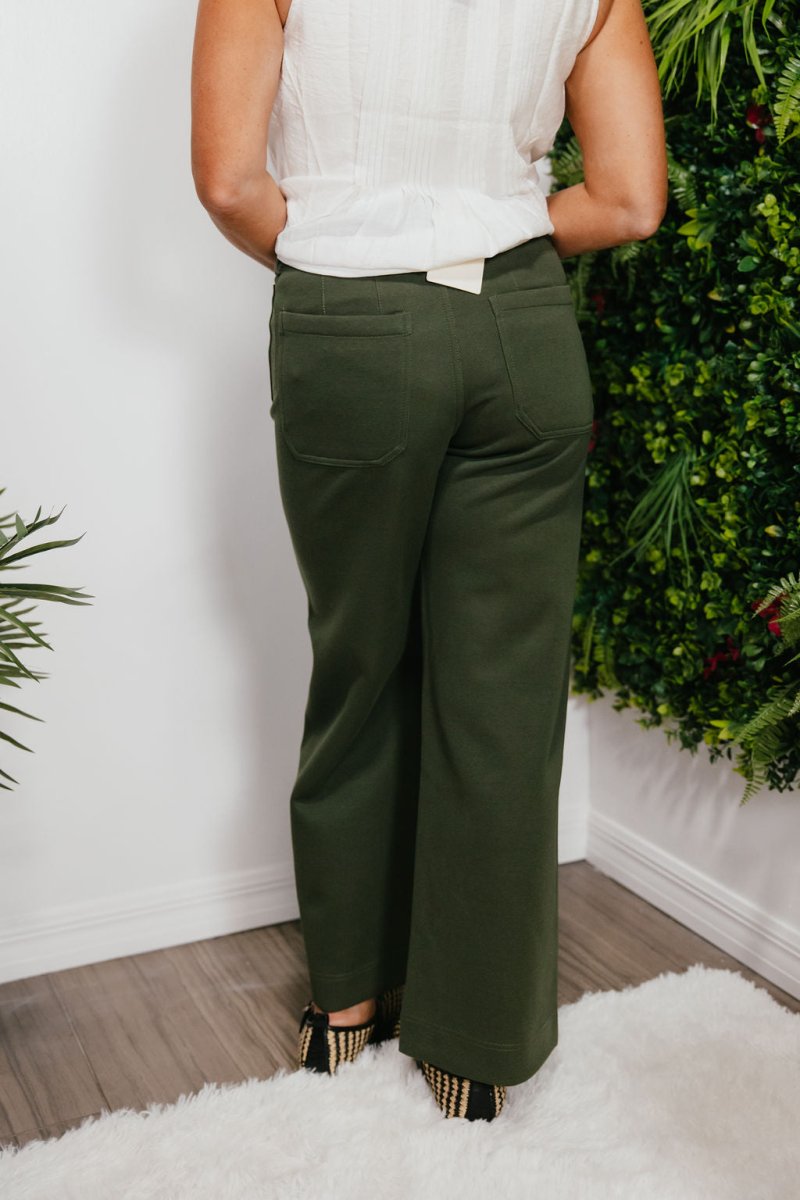 Graceful Moments Pants In Olive - Macoma Boutique304 Sandals