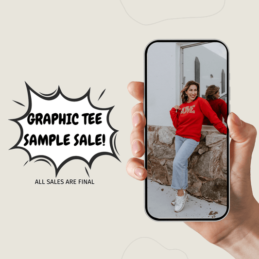 Graphic Tee Samples - FINAL SALE - Macoma Boutique100 Short Sleeve