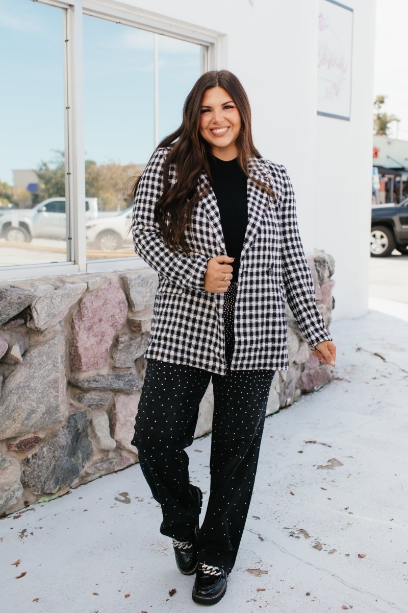 Gridlocked Blazer - Macoma Boutique240 Jackets/Blazers