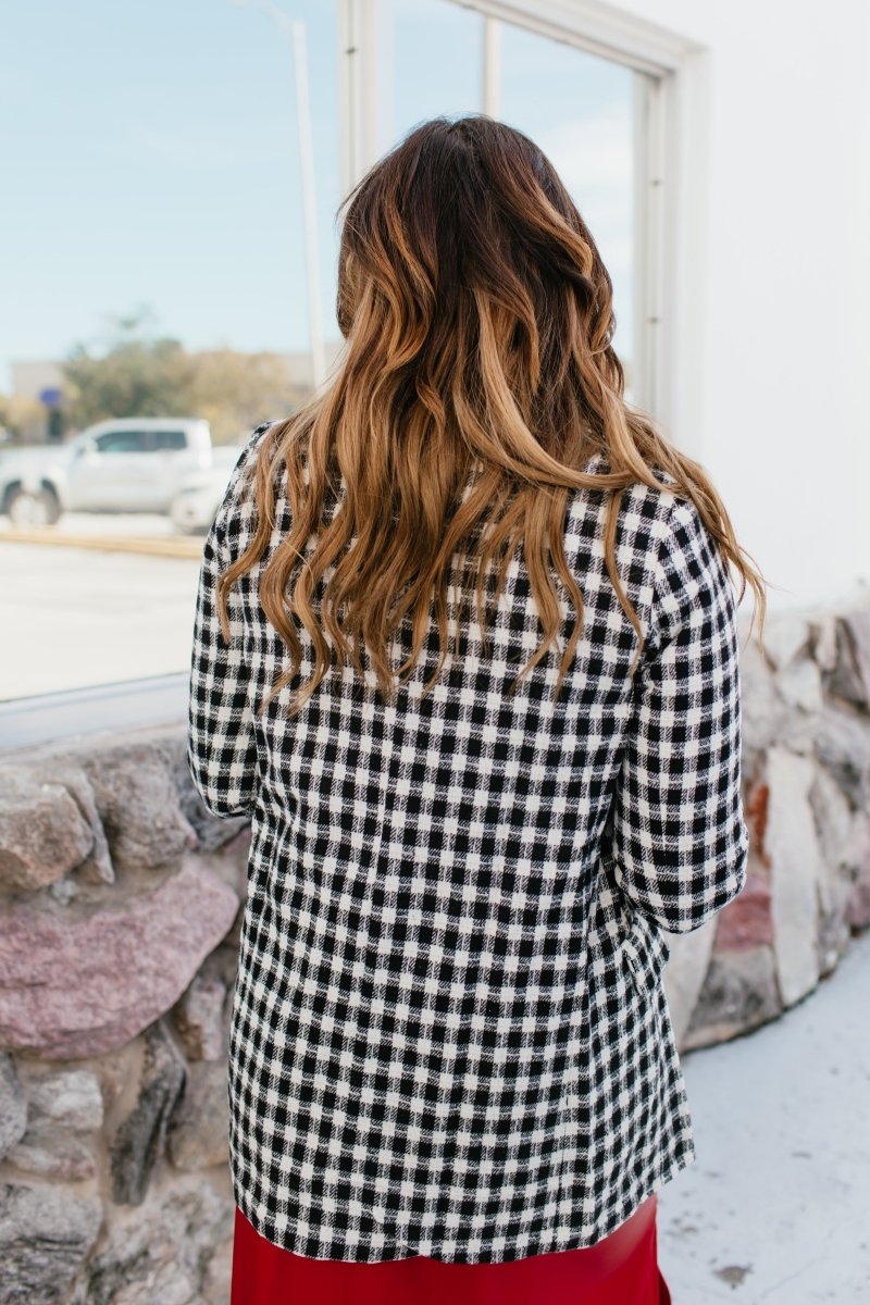 Gridlocked Blazer - Macoma Boutique240 Jackets/Blazers