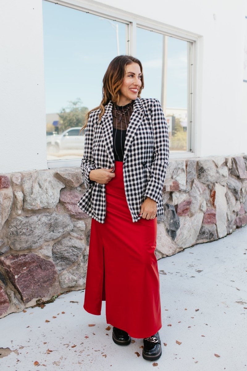 Gridlocked Blazer - Macoma Boutique240 Jackets/Blazers