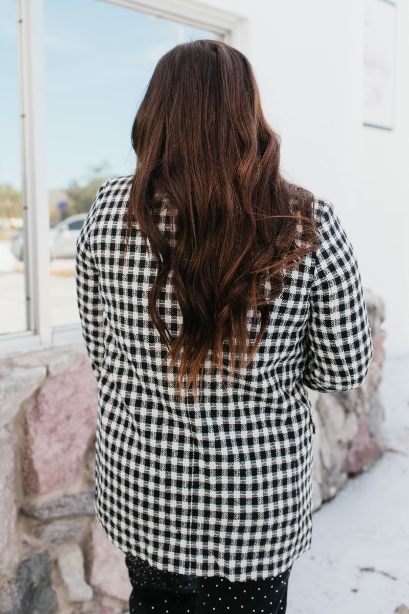 Gridlocked Blazer - Macoma Boutique240 Jackets/Blazers