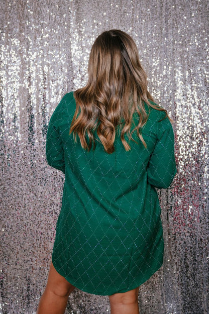 Guest List Dress In Dark Green - Reg & Curvy - Macoma Boutique250 Dresses