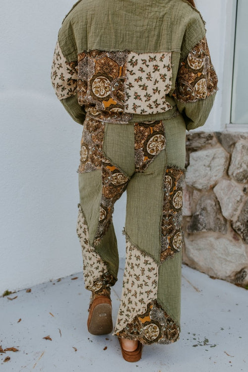 Gypsy Garden Patchwork Pants - Macoma Boutique290 Loungewear/Sets
