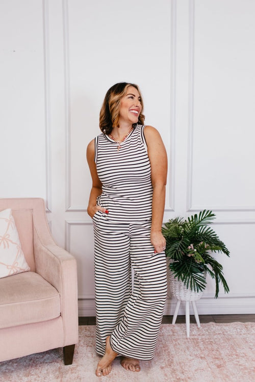 Happy Stripes Tank Top - FINAL SALE - Macoma Boutique110 Tanks