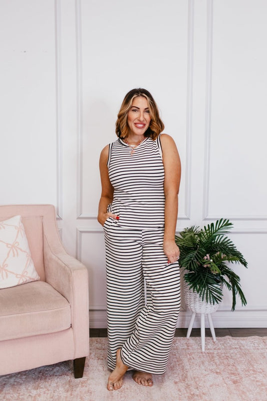 Happy Stripes Tank Top - FINAL SALE - Macoma Boutique110 Tanks