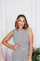 Happy Stripes Tank Top - FINAL SALE - Macoma Boutique110 Tanks