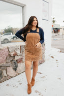 Harvest Corduroy Overall Dress - Macoma Boutique260 Jumpsuits/Rompers/Overalls