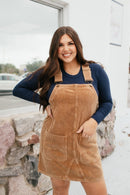Harvest Corduroy Overall Dress - Macoma Boutique260 Jumpsuits/Rompers/Overalls