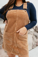 Harvest Corduroy Overall Dress - Macoma Boutique260 Jumpsuits/Rompers/Overalls