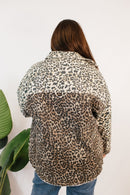 Hear Me Roar Leopard Denim Jacket - Macoma Boutique240 Jackets/Blazers