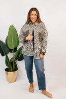 Hear Me Roar Leopard Denim Jacket - Macoma Boutique240 Jackets/Blazers