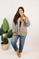 Hear Me Roar Leopard Denim Jacket - Macoma Boutique240 Jackets/Blazers