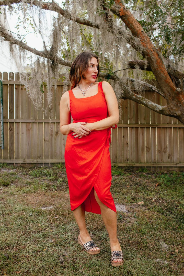 Heatwave Midi Dress - Macoma Boutique250 Dresses