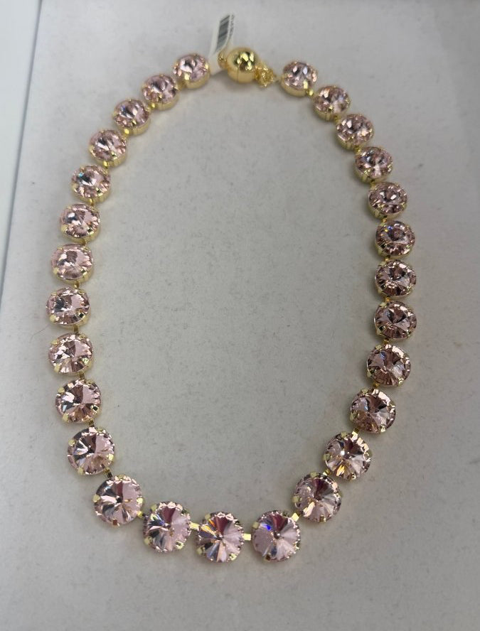 Hello Lovely 12MM Necklace in Light Pink - Macoma Boutique315 Jewelry