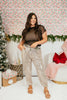 Holiday Glow Joggers In Camo - Reg & Curvy - Macoma Boutique210 Other Bottoms