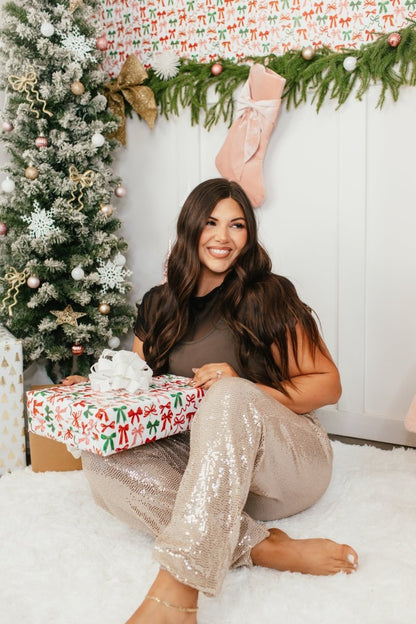 Holiday Glow Joggers In Camo - Reg & Curvy - Macoma Boutique210 Other Bottoms