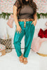 Holiday Glow Joggers In Cheetah - Reg & Curvy - Macoma Boutique210 Other Bottoms
