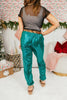 Holiday Glow Joggers In Cheetah - Reg & Curvy - Macoma Boutique210 Other Bottoms