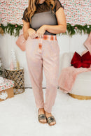 Holiday Glow Joggers In Plaid - Reg & Curvy - Macoma Boutique210 Other Bottoms