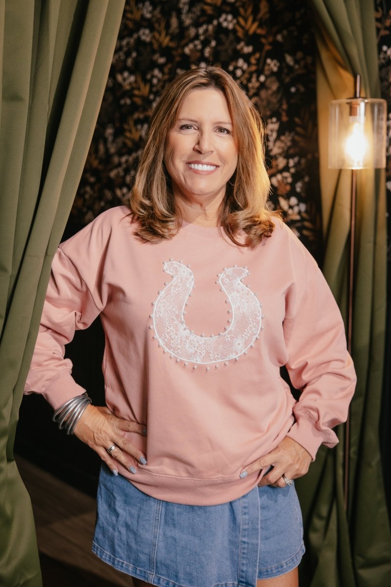 Horseshoe Honey Sweater - Reg & Curvy - Macoma Boutique120 Long Sleeve