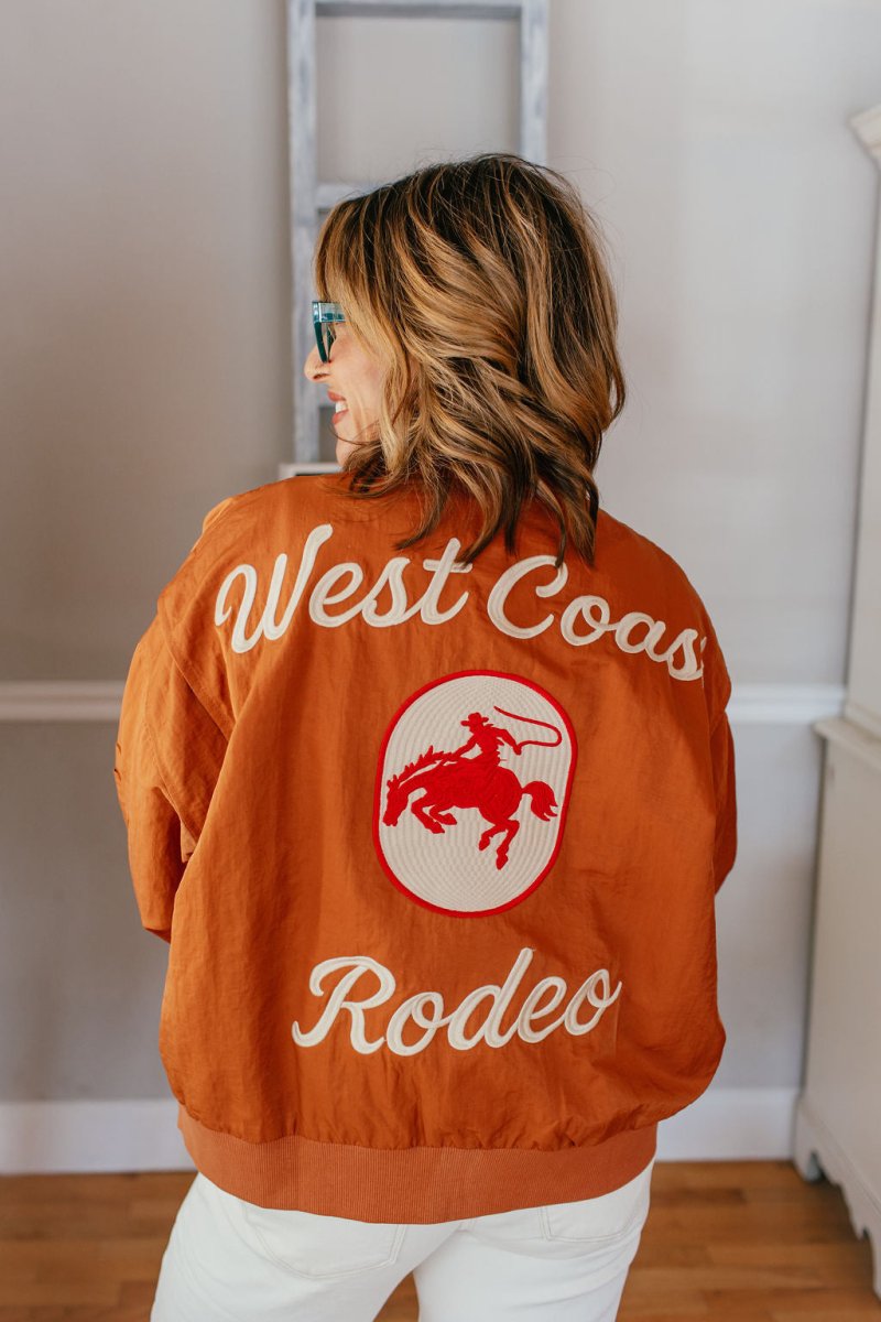 Howdy Honey Jacket In Burnt Orange - Macoma Boutique240 Jackets/Blazers