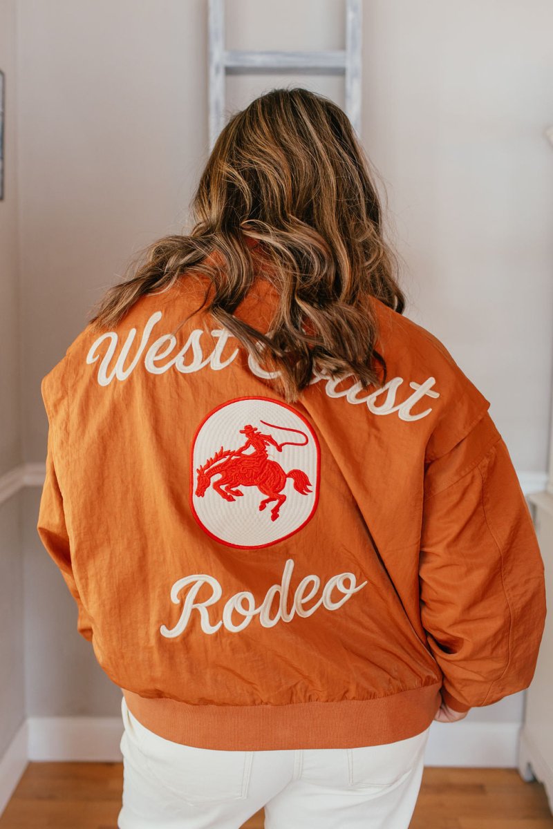 Howdy Honey Jacket In Burnt Orange - Macoma Boutique240 Jackets/Blazers