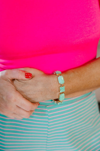 I'm Still Bejeweled Bracelet in Jade - Macoma Boutique315 Jewelry