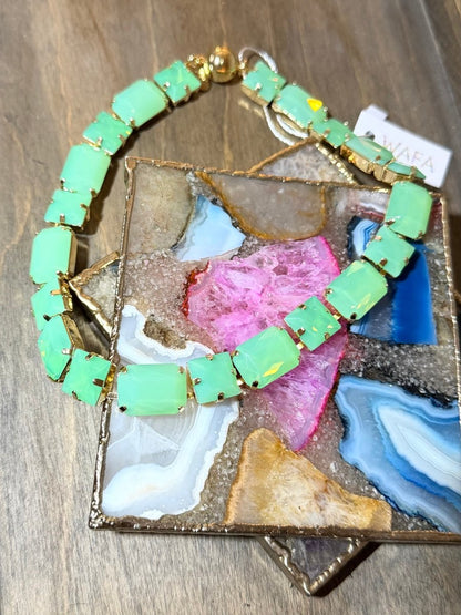 I'm Still Bejeweled Necklace in Jade - Macoma Boutique315 Jewelry