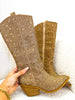 Corky's Gold Rhinestones Glitzy Boots