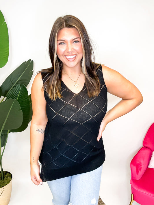 Crossroads Sleeveless Sweater Top - Reg/Curvy final sale