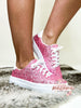 Corky's Pink Glitter Glaring Sneakers