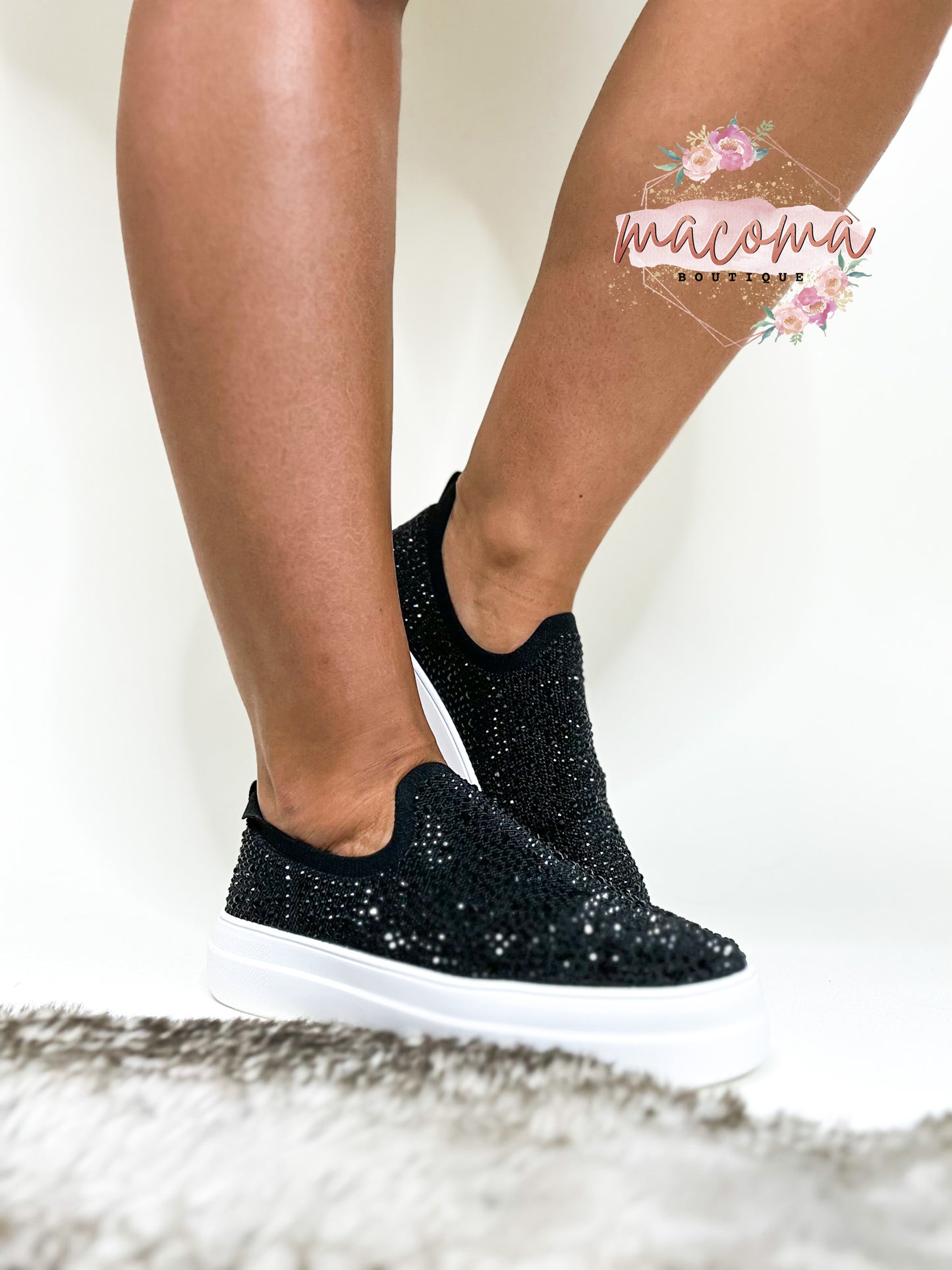 Corky's Black Crystals Hilary Shoes