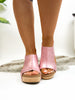 Corky's Light Pink Metallic Carley Sandals