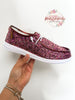 Corky's Mixed Berry Glitter On Deck Shoes