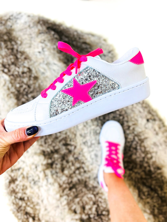 Neon Pink Miel Sneakers
