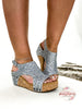 Corky's Silver Glitter Carley Sandals
