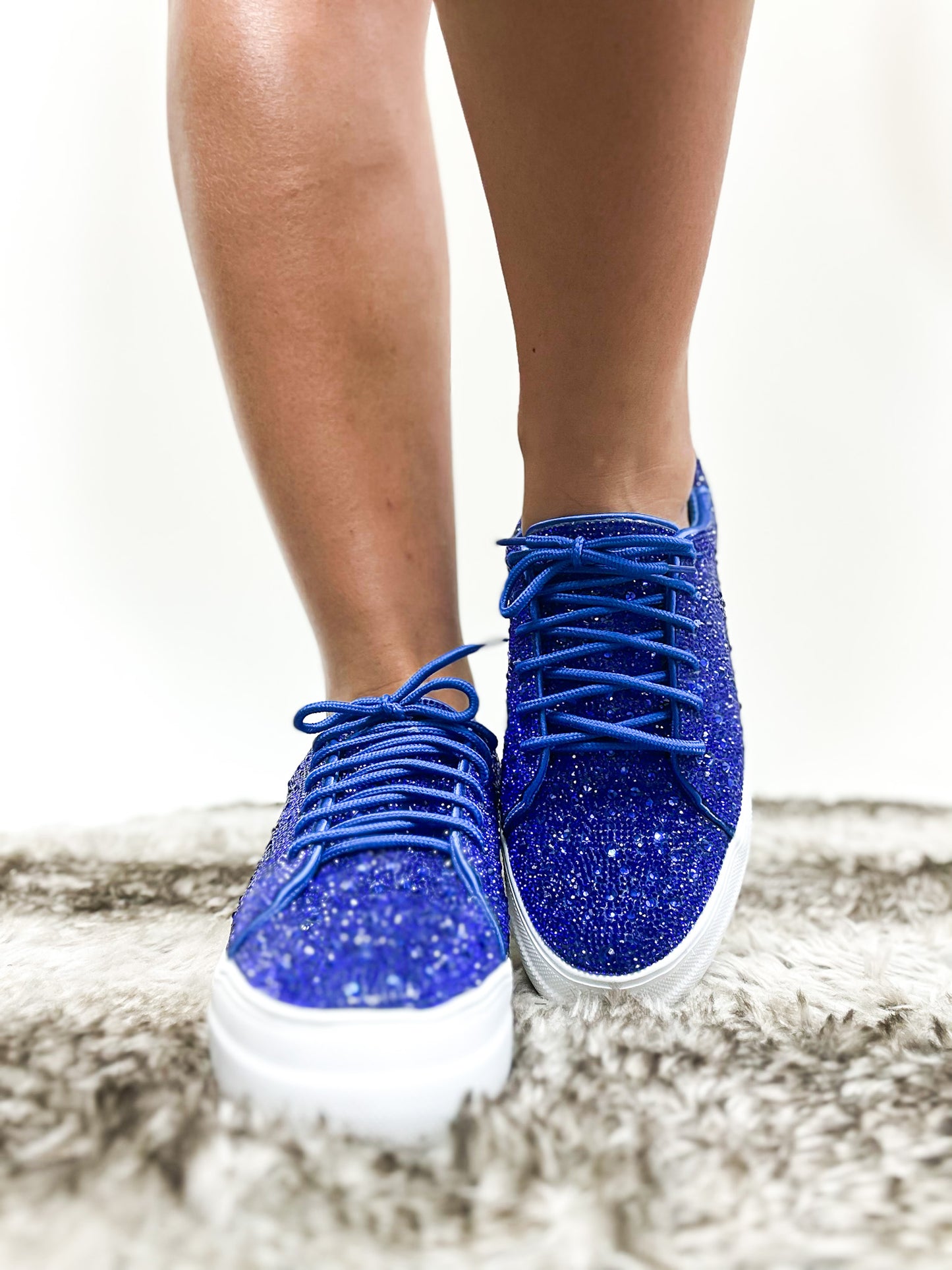 Corky's Electric Blue Bedazzle Sneakers -FINAL SALE