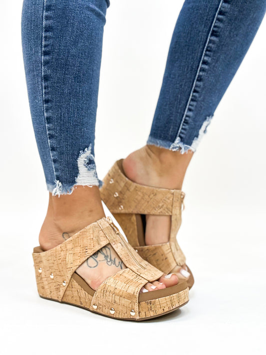 Corky's Square Cork Taboo Sandals
